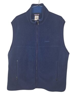 Patagonia Men's Navy Synchilla Fleece Vest Size L